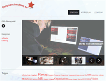 Tablet Screenshot of bergmanutveckling.se